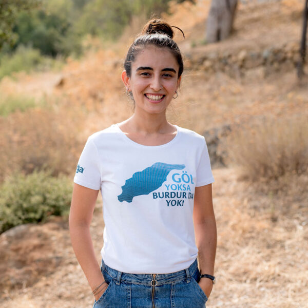 Burdur Gölü Kadın Doğa T-shirt