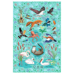 Yavaş Dükkân 9 Doğanın Parçaları Yapboz - Hayvanları Tanıyalım