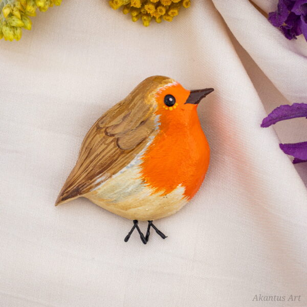 Kızılgerdan Broşu