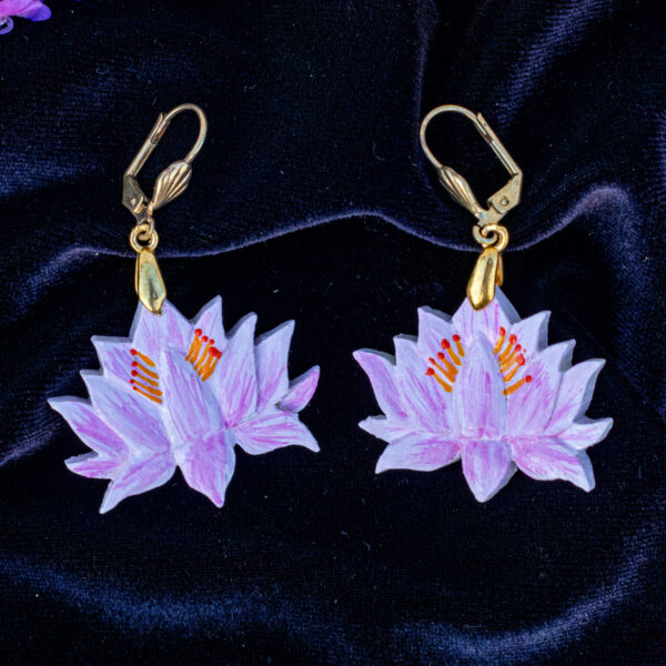 Lotus Çiçeği KÜPE